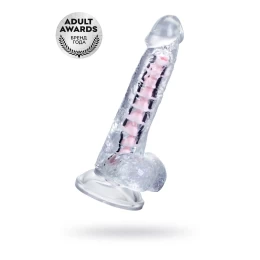Гибкий фаллоимитатор A-Toys by TOYFA Paret, TPE, прозрачный, 18 см