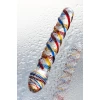 Двусторонний фаллоимитатор Sexus Glass, стекло, прозрачный, 19,5 см