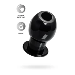 Анальная втулка TOYFA Basic S, TPE, чёрный, 6 см