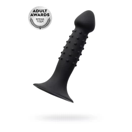 Анальный фаллоимитатор A-Toys by TOYFA Spikn, силикон, черный, 14 см