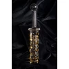 Двусторонний фаллоимитатор Sexus Glass, стекло, прозрачный, 25 см