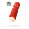 Мастурбатор A-Toys by TOYFA Denna, вагина, TPE, красный, 24 см, 7,6 см