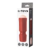 Мастурбатор A-Toys by TOYFA Denna, вагина, TPE, красный, 24 см, 7,6 см