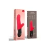 Пульсатор Fun Factory BI STRONIC FUSION, силикон, красный, 22 см