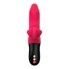 Пульсатор Fun Factory BI STRONIC FUSION, силикон, красный, 22 см