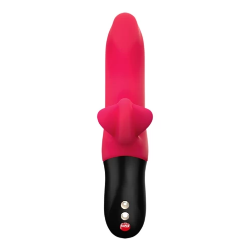 Пульсатор Fun Factory BI STRONIC FUSION, силикон, красный, 22 см