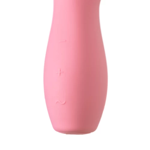 Вибростимулятор Satisfyer Threesome 3, силикон, розовый, 14 см