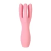 Вибростимулятор Satisfyer Threesome 3, силикон, розовый, 14 см