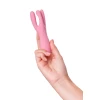 Вибростимулятор Satisfyer Threesome 3, силикон, розовый, 14 см