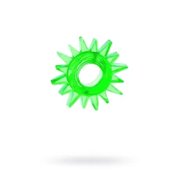 Эрекционное кольцо на пенис TOYFA Basic, TPE, зеленый