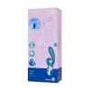 Нереалистичный вибратор Satisfyer Hug me Connect App, силикон, серо-голубой, 20,5 см