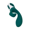 Нереалистичный вибратор Satisfyer Hug me Connect App, силикон, серо-голубой, 20,5 см