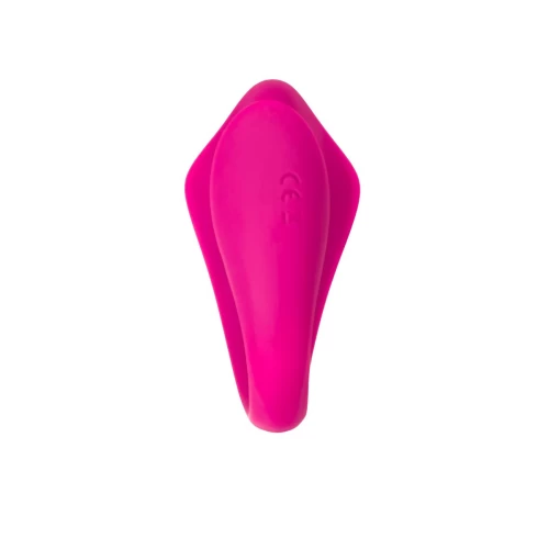 Вибратор для пар A-Toys by TOYFA Cobrum, силикон, розовый, 9,6 см