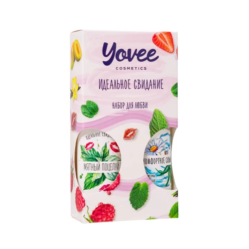 Набор гелей-смазок Yovee для любви (721005+721053), вкусовой (мята) + увл (алоэ), 2х100 мл