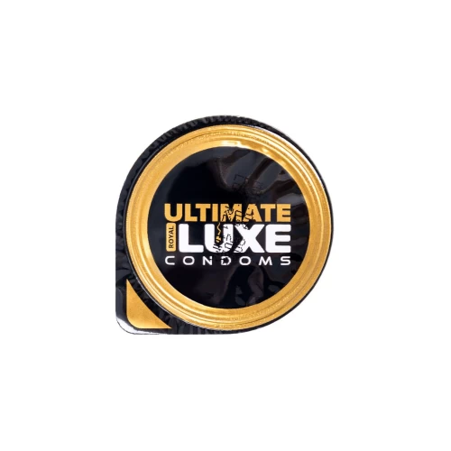 Презервативы Luxe, black ultimate, «Хозяин тайги», абрикос, 18 см, 5,2 см, 1 шт.