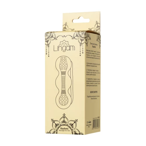 Мастурбатор нереалистичный Lingam by TOYFA Rashmi, TPE, прозрачный, 15,5 см