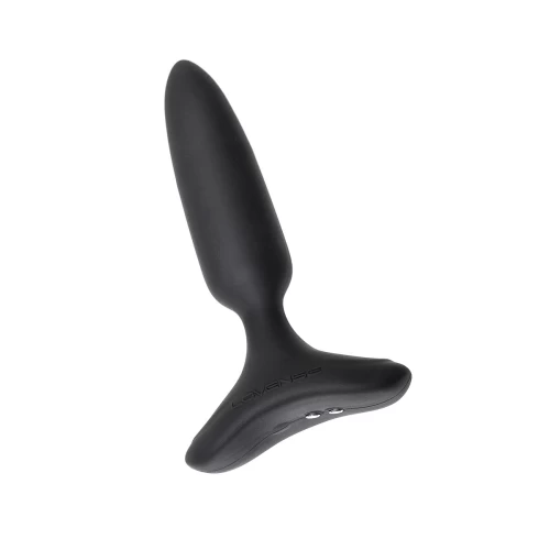 Анальная втулка LOVENSE Hush 2 (XS), силикон, черная, 12,1 см, Ø 2,5 см