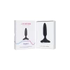 Анальная втулка LOVENSE Hush 2 (XS), силикон, черная, 12,1 см, Ø 2,5 см