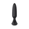 Анальная втулка LOVENSE Hush 2 (XS), силикон, черная, 12,1 см, Ø 2,5 см