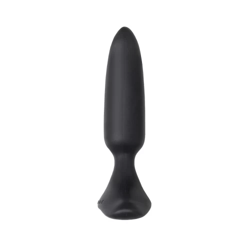 Анальная втулка LOVENSE Hush 2 (XS), силикон, черная, 12,1 см, Ø 2,5 см