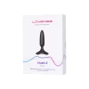 Анальная втулка LOVENSE Hush 2 (XS), силикон, черная, 12,1 см, Ø 2,5 см