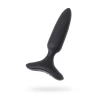 Анальная втулка LOVENSE Hush 2 (XS), силикон, черная, 12,1 см, Ø 2,5 см