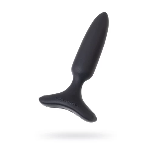 Анальная втулка LOVENSE Hush 2 (XS), силикон, черная, 12,1 см, Ø 2,5 см