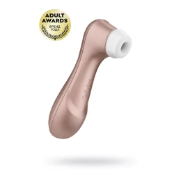 Вакуум-волновой стимулятор клитора Satisfyer Pro 2 Generation 2, силикон, розовый, 16,5 см
