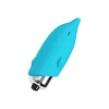 Минивибратор Eromantica Jolly, силикон, голубой, 7,5 см