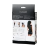 Платье Glossy Lulu из материала Wetlook, черное, XL