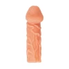 Насадка реалистичная KOKOS COCK SLEEVE с дополнительной стимуляцией, TPE, телесная, 15.6 см