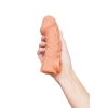 Насадка реалистичная KOKOS COCK SLEEVE с дополнительной стимуляцией, TPE, телесная, 15.6 см