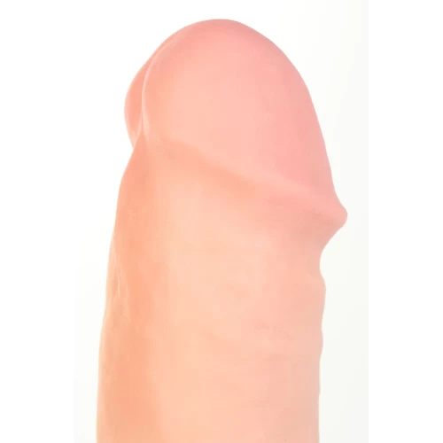 Реалистичный вибратор RealStick Elite Vibro, TPR, телесный, 7 режимов вибрации, 18 см