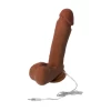 Реалистичный вибратор RealStick Elite Mulatto, коричневый, 16 см