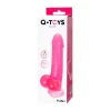Реалистичный фаллоимитатор A-Toys by TOYFA Fush, TPE, розовый, 18 см