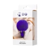 Анальная втулка с хвостом ToDo by Toyfa Sweet bunny, силикон, фиолетовый, 13 см, Ø 2,8 см, 42 г