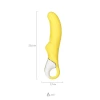 Нереалистичный вибратор Satisfyer Vibes Yummy Sunshine, силикон, желтый, 22,5 см.