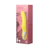 Нереалистичный вибратор Satisfyer Vibes Yummy Sunshine, силикон, желтый, 22,5 см.