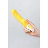 Нереалистичный вибратор Satisfyer Vibes Yummy Sunshine, силикон, желтый, 22,5 см.