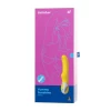 Нереалистичный вибратор Satisfyer Vibes Yummy Sunshine, силикон, желтый, 22,5 см.