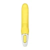 Нереалистичный вибратор Satisfyer Vibes Yummy Sunshine, силикон, желтый, 22,5 см.