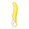 Нереалистичный вибратор Satisfyer Vibes Yummy Sunshine, силикон, желтый, 22,5 см.