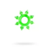 Эрекционное кольцо на пенис TOYFA Basic, TPE, зеленый
