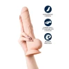 Фаллоимитатор RS Silicone Matthew M с уникальным материалом, телесный, 24,5 см