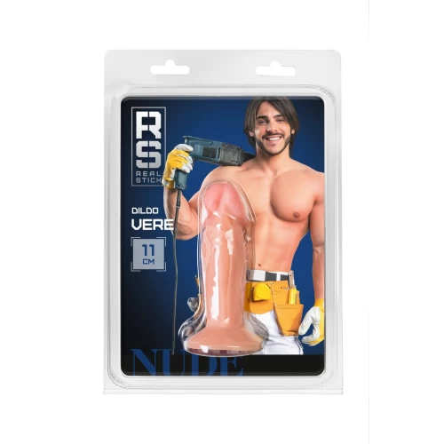 Реалистичный фаллоимитатор RealStick Nude Vere, PVC, телесный, 11 см