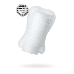 Мастурбатор A-Toys by TOYFA Pocket Wavy, TPR, белый, 7,8 см