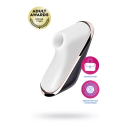 Вакуум-волновой стимулятор клитора Satisfyer Traveler, силикон, черный, 9,5 см