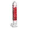 Нереалистичный фаллоимитатор Sexus Glass, стекло, прозрачный, 16 см