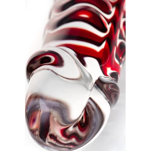 Нереалистичный фаллоимитатор Sexus Glass, стекло, прозрачный, 16 см