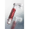 Нереалистичный фаллоимитатор Sexus Glass, стекло, прозрачный, 16 см